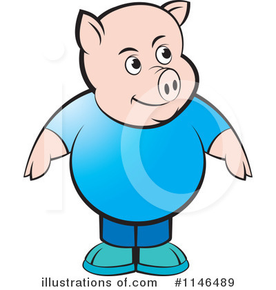 Pig Clipart #1146489 by Lal Perera
