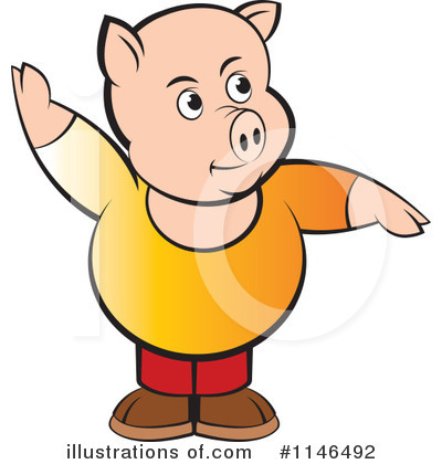 Pig Clipart #1146492 by Lal Perera