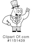 Pig Clipart #1151439 by Cory Thoman