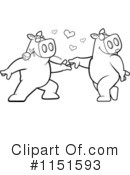 Pig Clipart #1151593 by Cory Thoman