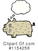 Pig Clipart #1154258 by lineartestpilot