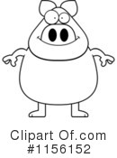 Pig Clipart #1156152 by Cory Thoman