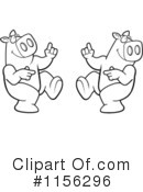 Pig Clipart #1156296 by Cory Thoman