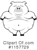 Pig Clipart #1157729 by Cory Thoman