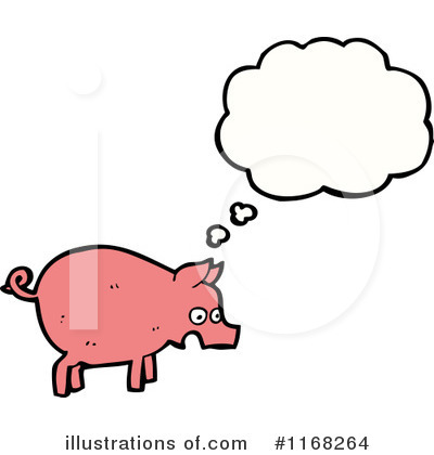 Royalty-Free (RF) Pig Clipart Illustration by lineartestpilot - Stock Sample #1168264