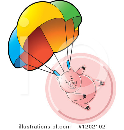 Royalty-Free (RF) Pig Clipart Illustration by Lal Perera - Stock Sample #1202102