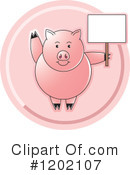 Pig Clipart #1202107 by Lal Perera