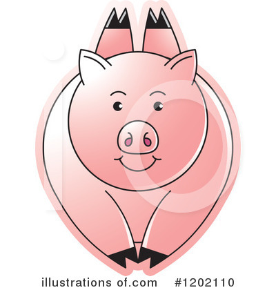 Pig Clipart #1202110 by Lal Perera