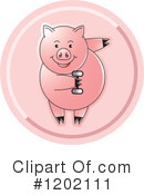 Pig Clipart #1202111 by Lal Perera
