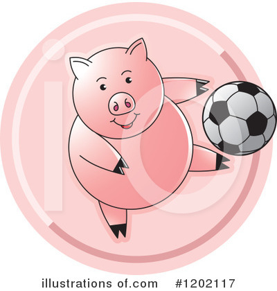 Royalty-Free (RF) Pig Clipart Illustration by Lal Perera - Stock Sample #1202117