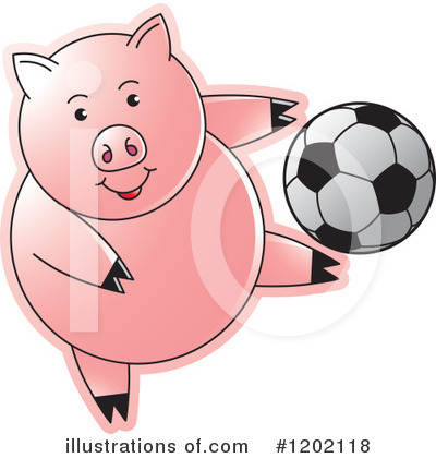 Royalty-Free (RF) Pig Clipart Illustration by Lal Perera - Stock Sample #1202118