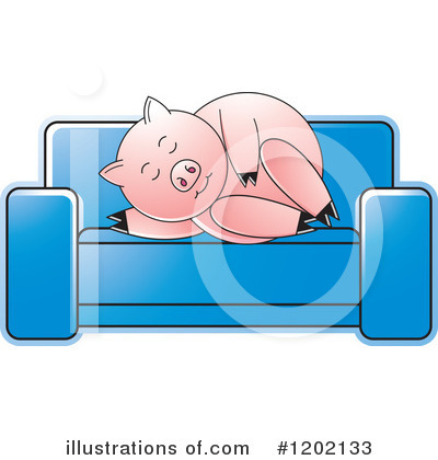 Royalty-Free (RF) Pig Clipart Illustration by Lal Perera - Stock Sample #1202133