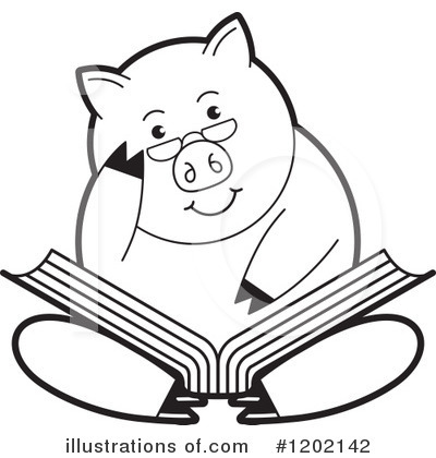 Pig Clipart #1202142 by Lal Perera