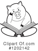 Pig Clipart #1202142 by Lal Perera