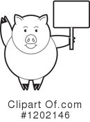 Pig Clipart #1202146 by Lal Perera