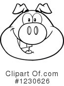 Pig Clipart #1230626 by Hit Toon