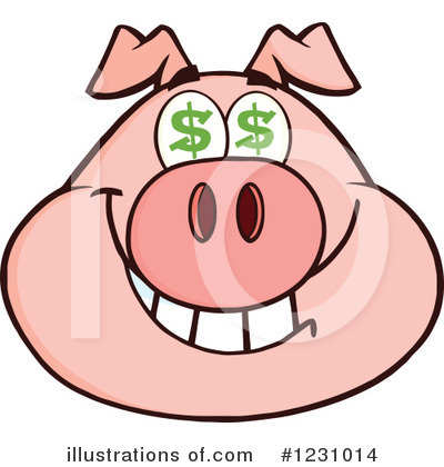 Pig Clipart #1231014 by Hit Toon