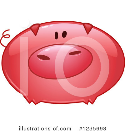 Royalty-Free (RF) Pig Clipart Illustration by yayayoyo - Stock Sample #1235698