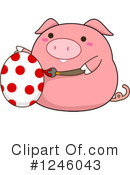 Pig Clipart #1246043 by BNP Design Studio