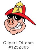Pig Clipart #1252865 by LaffToon