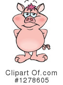 Pig Clipart #1278605 by Dennis Holmes Designs