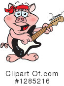 Pig Clipart #1285216 by Dennis Holmes Designs