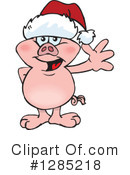 Pig Clipart #1285218 by Dennis Holmes Designs