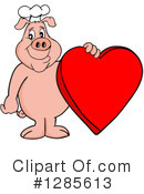 Pig Clipart #1285613 by LaffToon