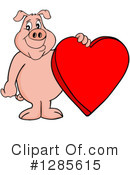 Pig Clipart #1285615 by LaffToon
