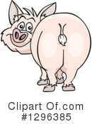 Pig Clipart #1296385 by Dennis Holmes Designs