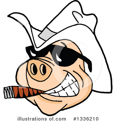 Pig Clipart #1336210 by LaffToon