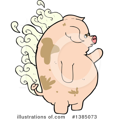 Royalty-Free (RF) Pig Clipart Illustration by lineartestpilot - Stock Sample #1385073