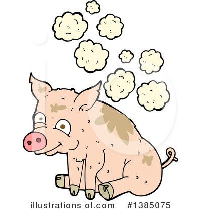 Royalty-Free (RF) Pig Clipart Illustration by lineartestpilot - Stock Sample #1385075