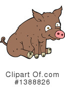 Pig Clipart #1388826 by lineartestpilot