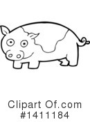 Pig Clipart #1411184 by lineartestpilot