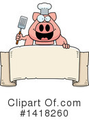Pig Clipart #1418260 by Cory Thoman