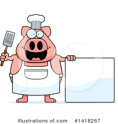 Royalty-Free (RF) Pig Clipart Illustration by Cory Thoman - Stock Sample #1418267