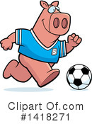 Pig Clipart #1418271 by Cory Thoman