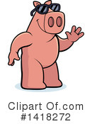Pig Clipart #1418272 by Cory Thoman