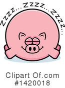 Pig Clipart #1420018 by Cory Thoman