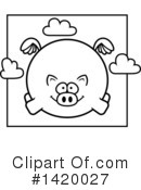 Pig Clipart #1420027 by Cory Thoman