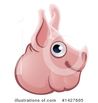 Pigs Clipart #1427605 by AtStockIllustration