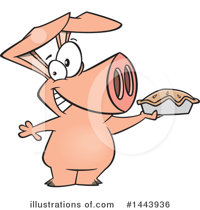 Pig Clipart #1443936 by toonaday