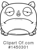 Pig Clipart #1450301 by Cory Thoman