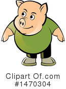 Pig Clipart #1470304 by Lal Perera