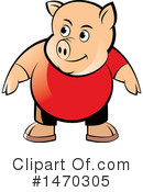 Pig Clipart #1470305 by Lal Perera