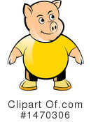 Pig Clipart #1470306 by Lal Perera