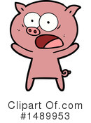 Pig Clipart #1489953 by lineartestpilot