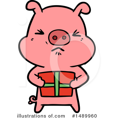 Royalty-Free (RF) Pig Clipart Illustration by lineartestpilot - Stock Sample #1489960