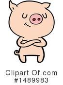 Pig Clipart #1489983 by lineartestpilot